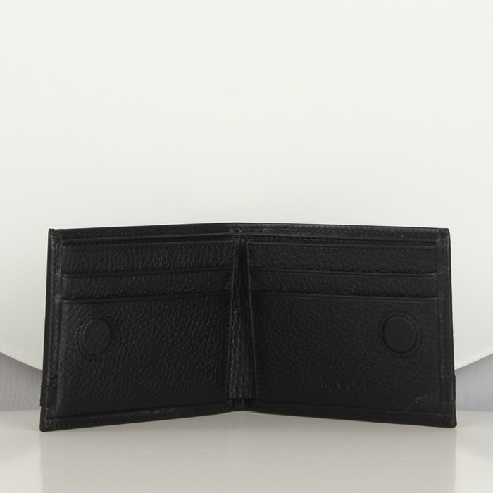 Zoozie Bags Billetera de Cuero Genuino Negra